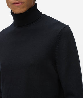 Monogram pin rollneck jumper