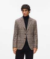 Checked blazer