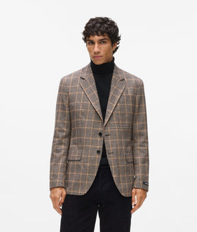 Checked blazer