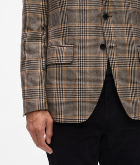 Checked blazer