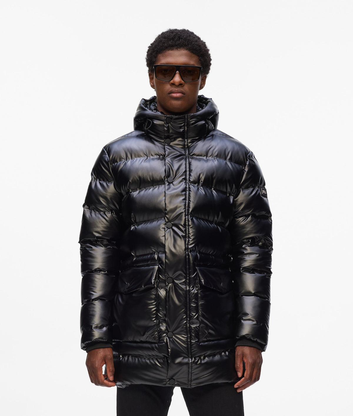 Hooded puffer jacket