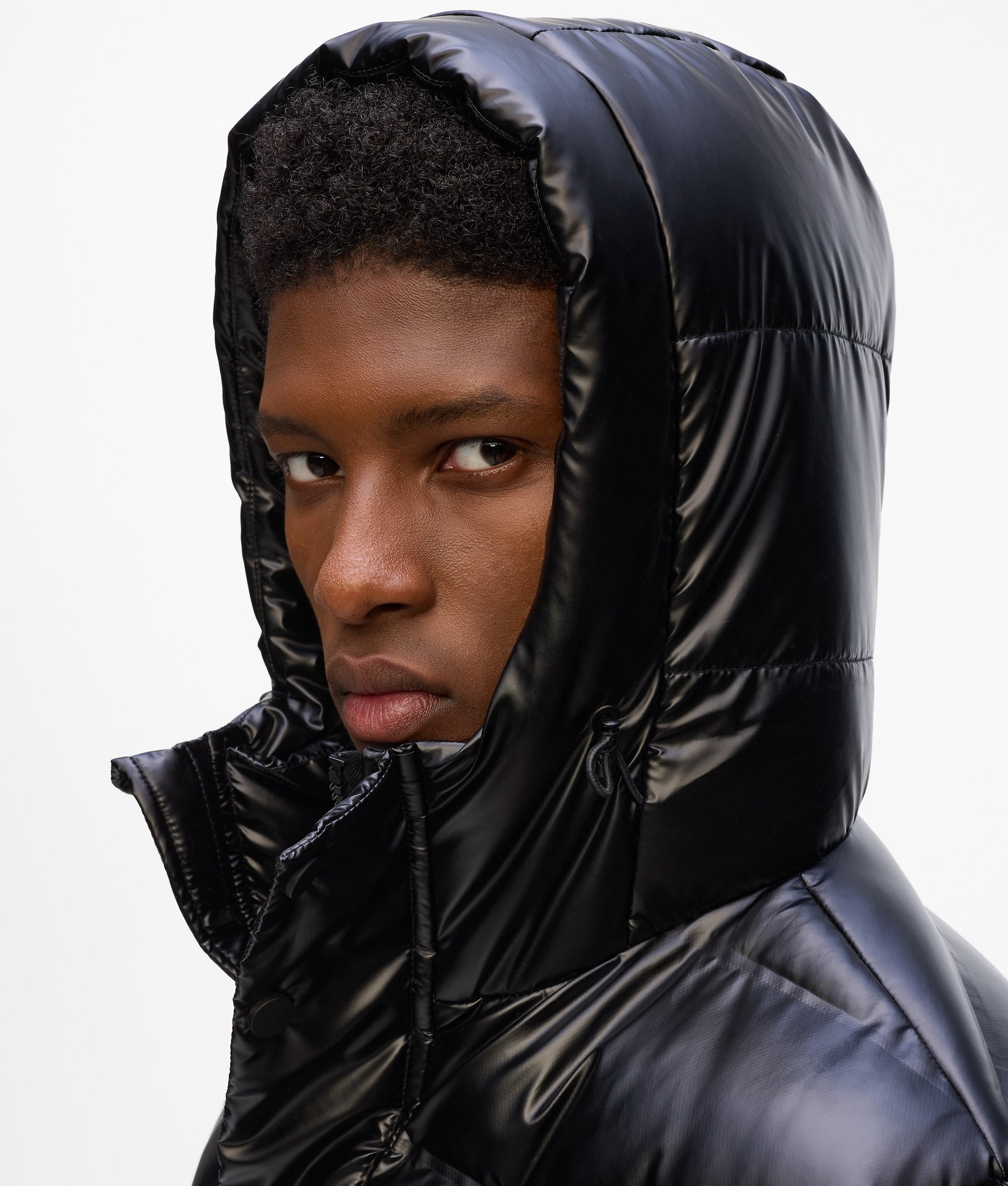 Hooded puffer jacket