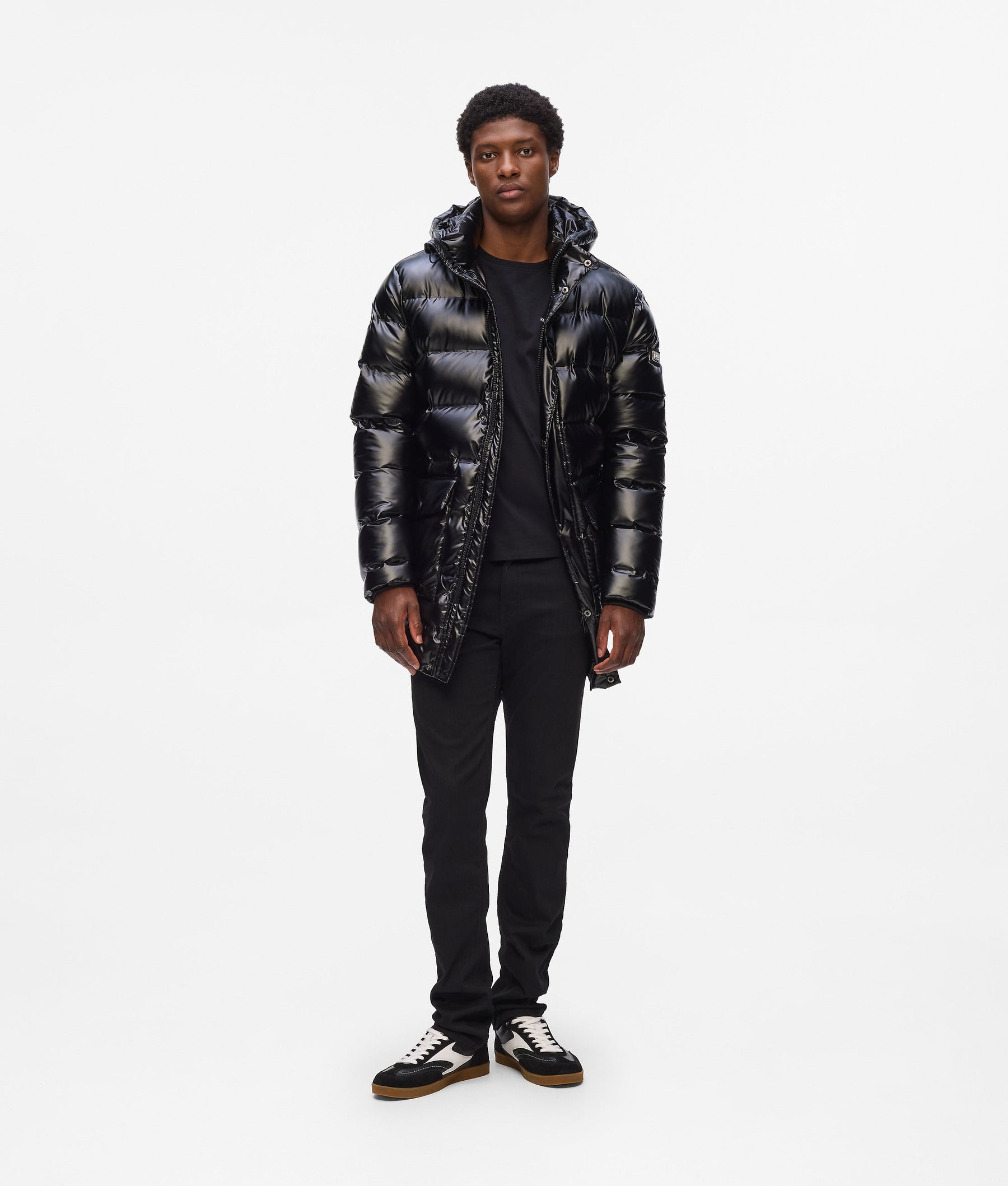 Hooded puffer jacket