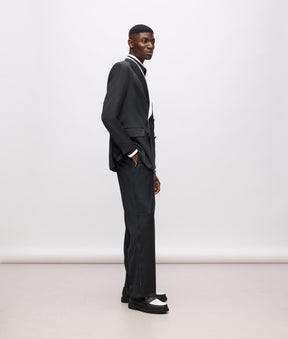 KL Studio contrast piping trousers