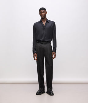 KL Studio satin detail trousers