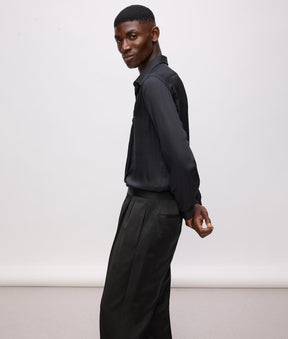 KL Studio satin detail trousers