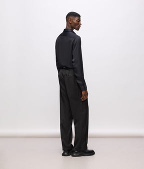 KL Studio satin detail trousers