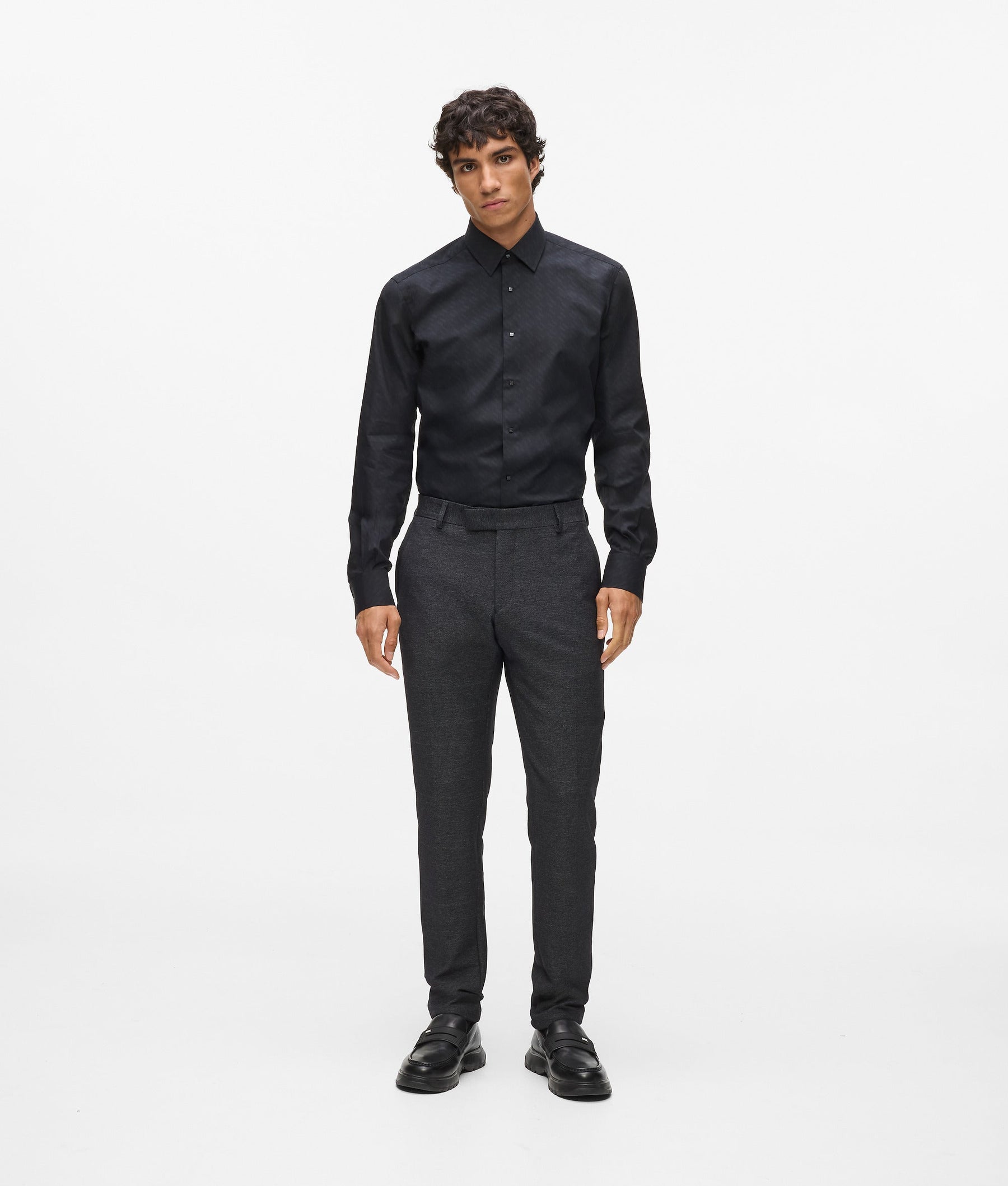 Square buttons shirt