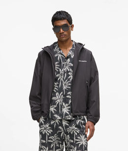 Hooded zip-up jacket