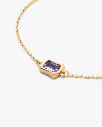 Molten Glass Solitaire Bracelet