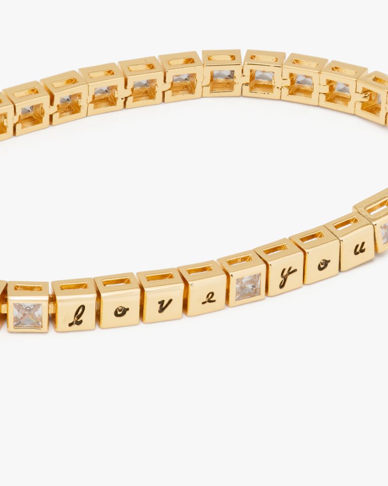 Way With Words Crossword Tennis Bracelet