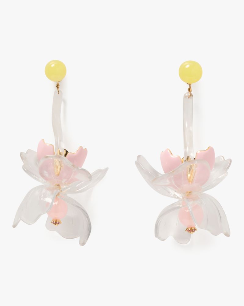 Bright Orchid Statement Earrings