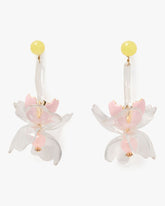 Bright Orchid Statement Earrings