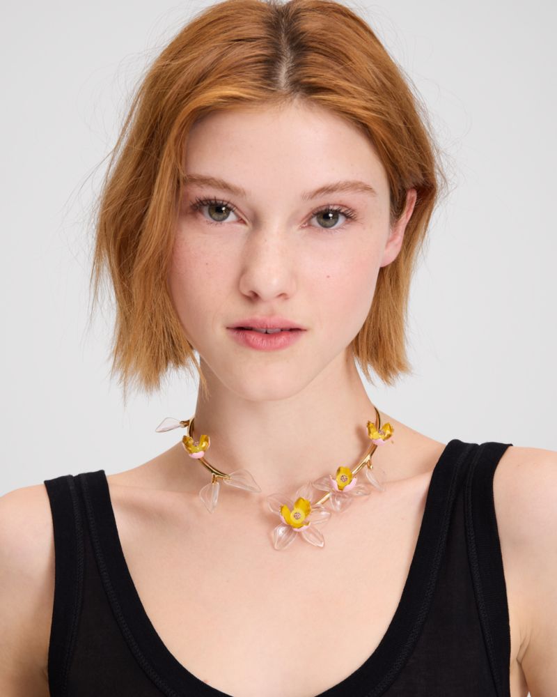Bright Orchid Statement Collar
