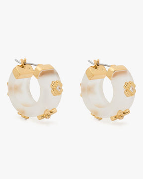 Heritage Bloom Small Hoops