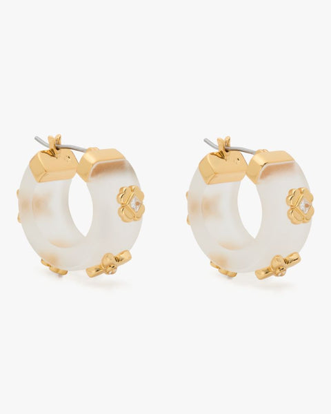 Heritage Bloom Small Hoops