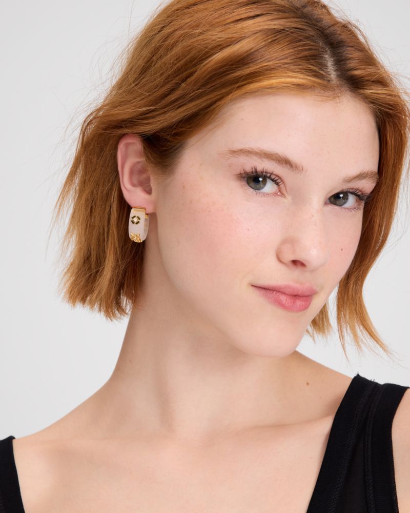 Heritage Bloom Small Hoops