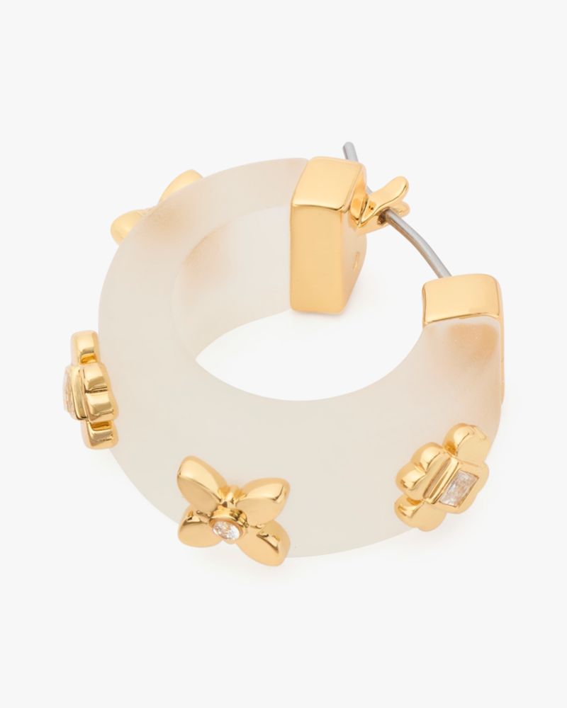 Heritage Bloom Small Hoops