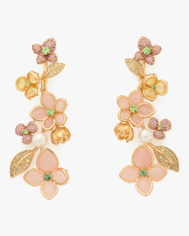 Pastel Petals Linear Earrings