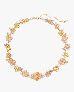 Pastel Petals Statement Necklace