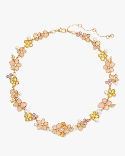 Pastel Petals Statement Necklace