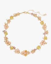 Pastel Petals Statement Necklace