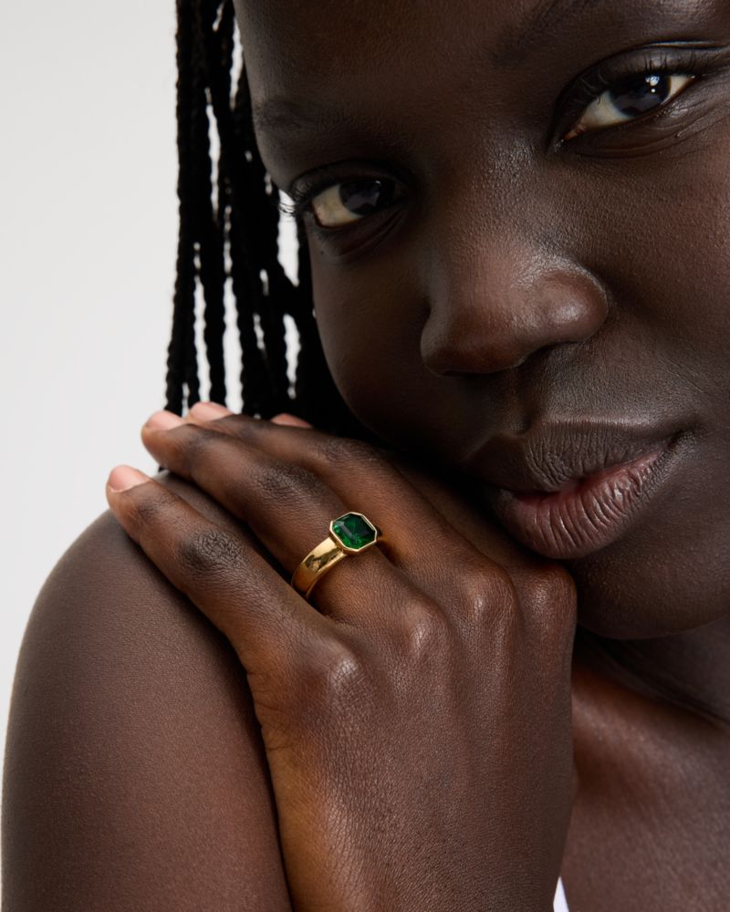 Keep Sparkling Asscher Ring