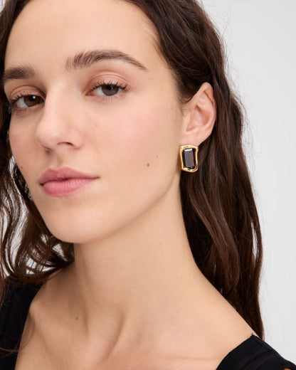 Molten Glass Statement Studs