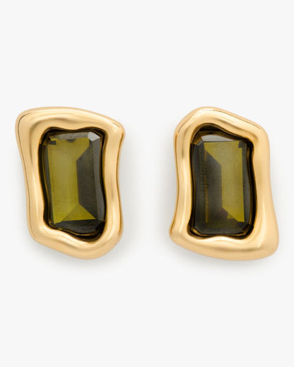 Molten Glass Statement Studs