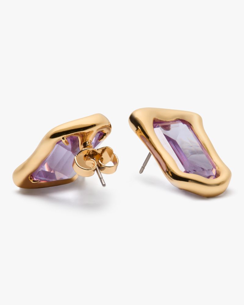 Molten Glass Statement Studs