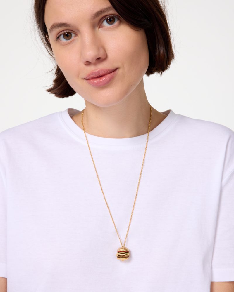 Fast Food Burger Pendant