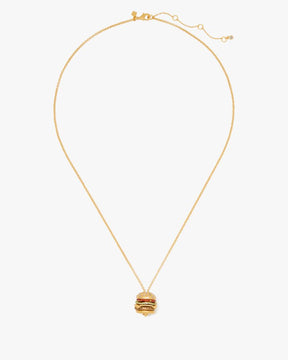 Fast Food Burger Pendant