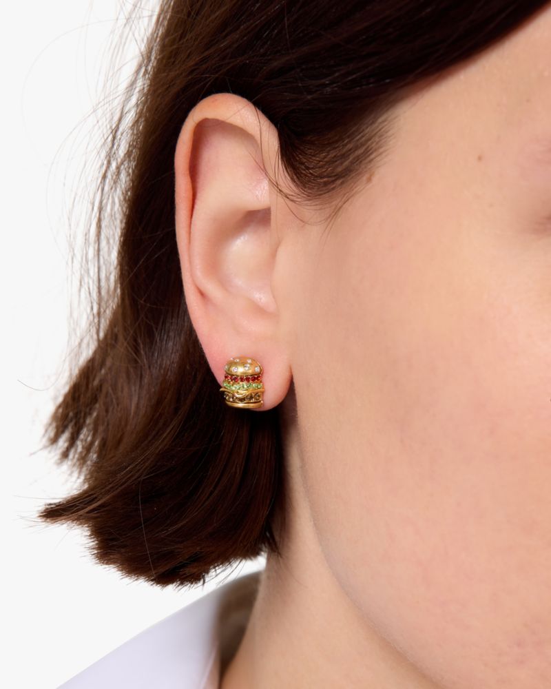 Fast Food Burger Studs