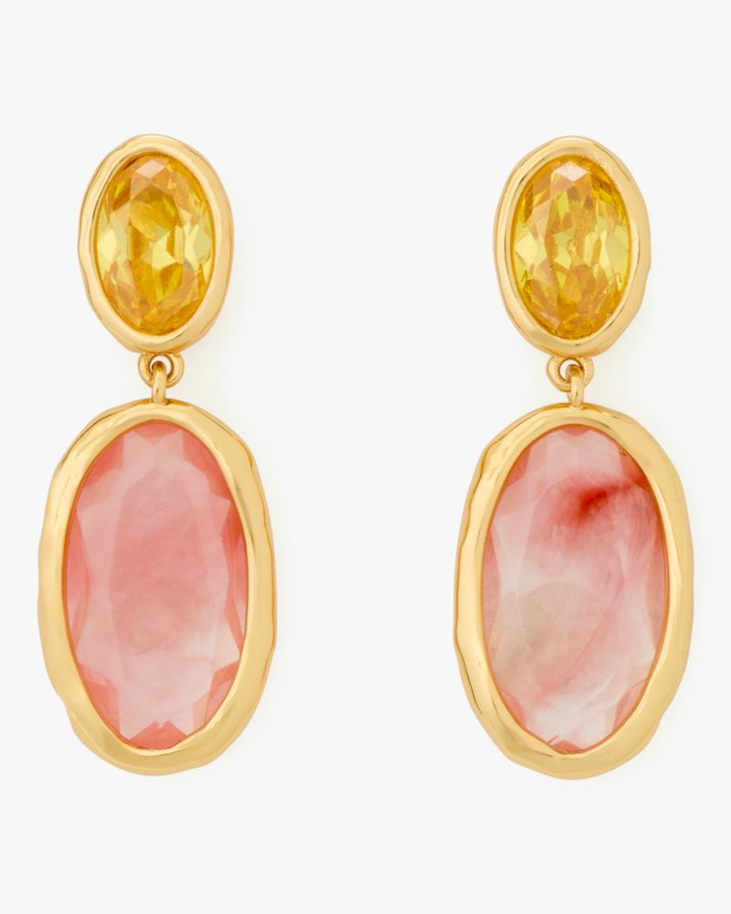 High Shine Double Drop Earring