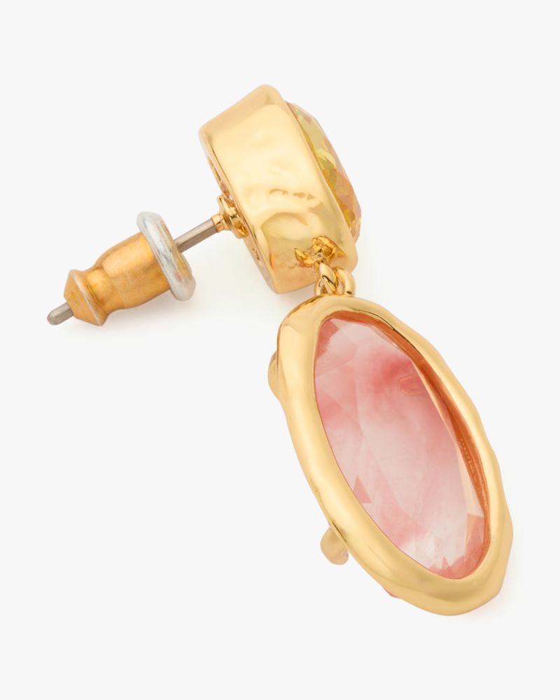 High Shine Double Drop Earring