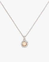 You're A Gem Pave Halo Pendant