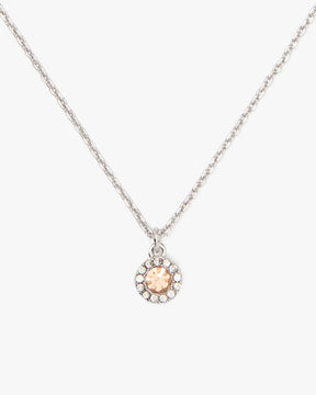 You're A Gem Pave Halo Pendant