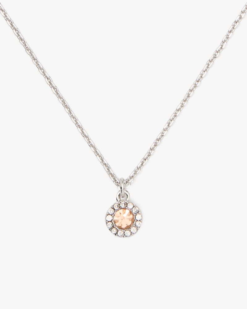 You're A Gem Pave Halo Pendant