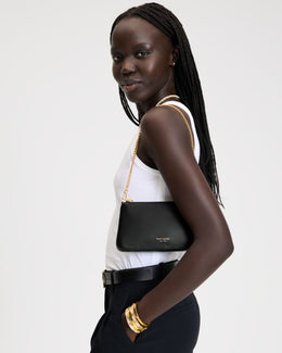 Grace Crinkle Metallic Pochette Bag