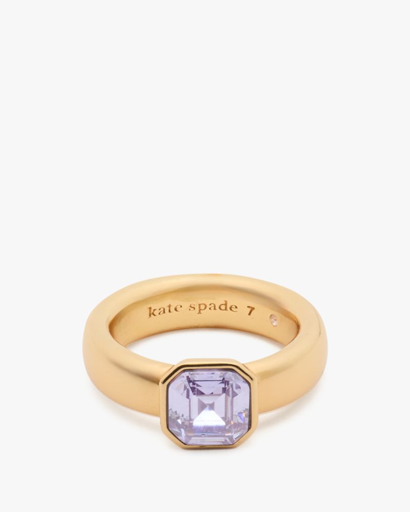 Keep Sparkling Asscher Ring