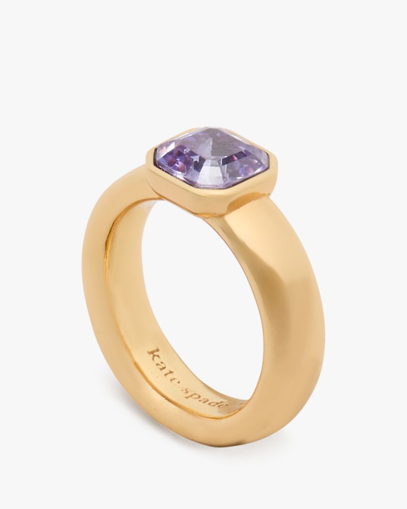 Keep Sparkling Asscher Ring