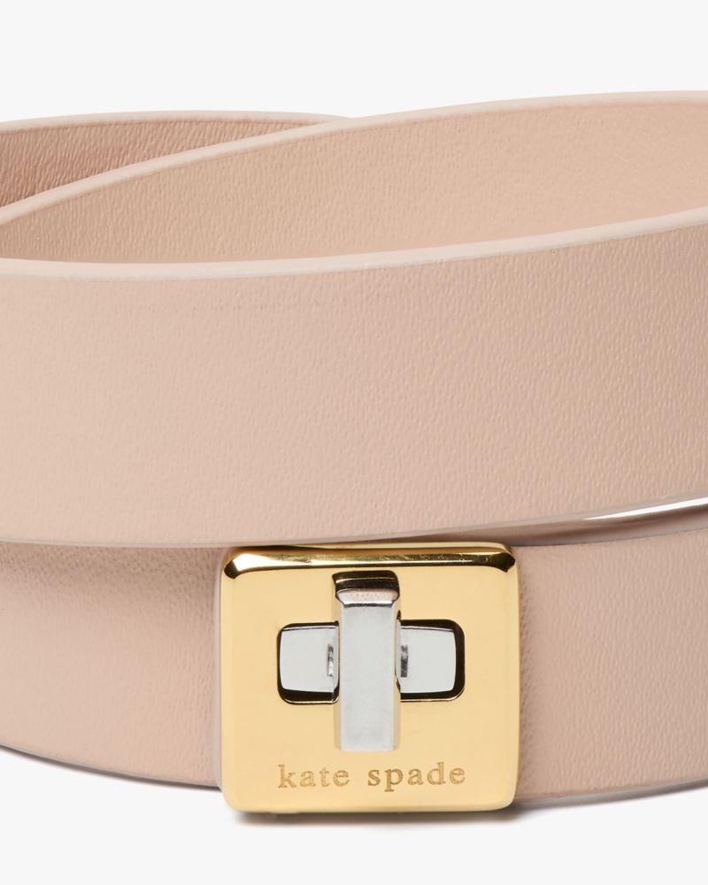 Phoebe Leather Double Wrap Bracelet