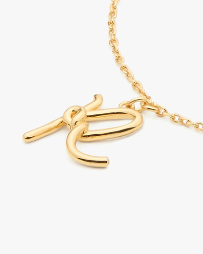 Initial Script Bracelet