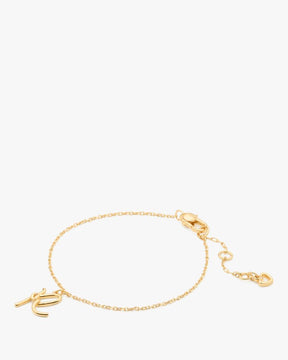 Initial Script Bracelet