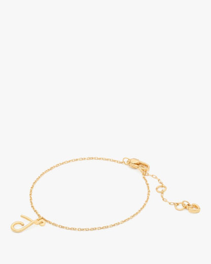 Initial Script Bracelet