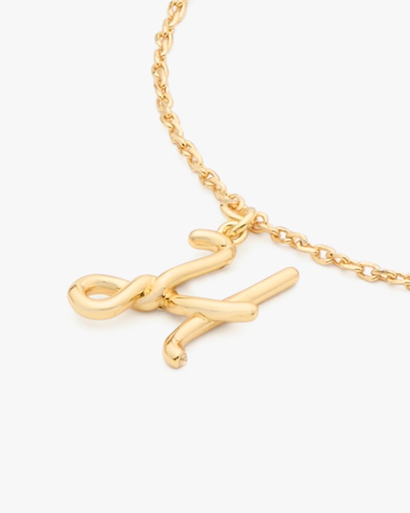 Initial Script Bracelet