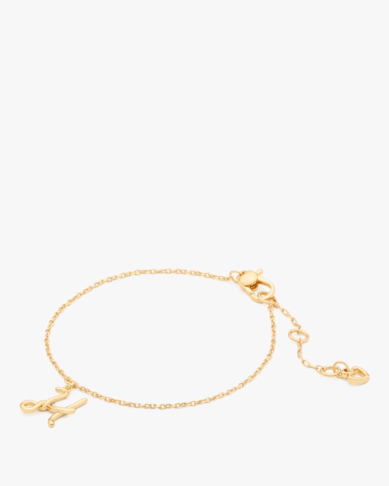 Initial Script Bracelet