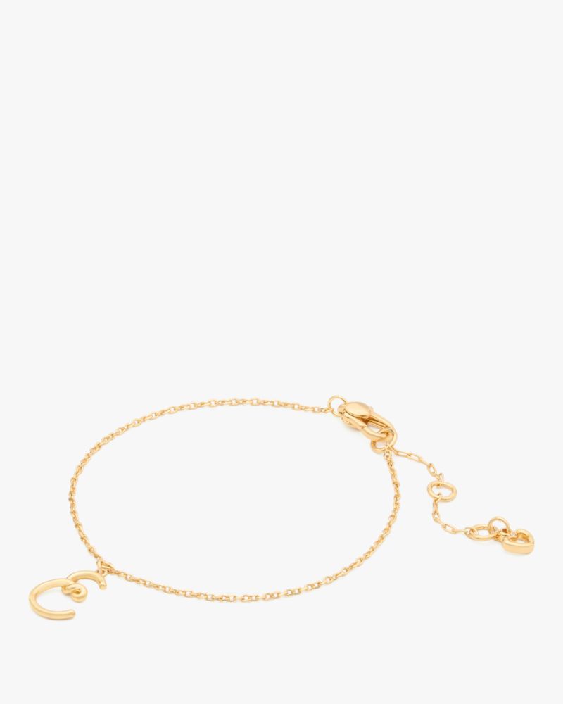 Initial Script Bracelet