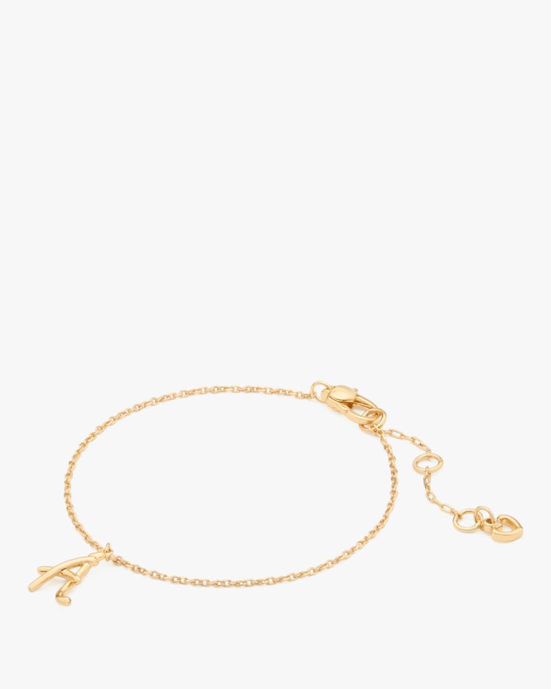 Initial Script Bracelet