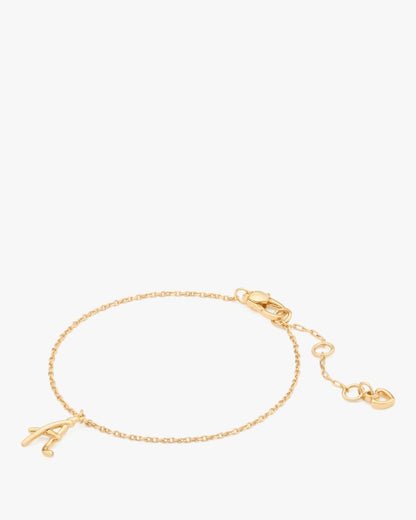 Initial Script Bracelet